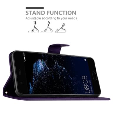 Huawei P10 Pungetui Cover Case (Lilla)