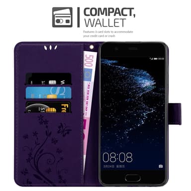 Huawei P10 Pungetui Cover Case (Lilla)