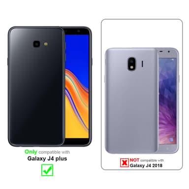 Cover Samsung Galaxy J4 PLUS Etui Case (Gennemsigtig)
