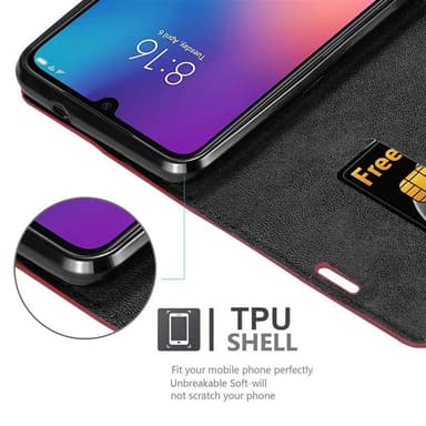 Xiaomi Mi 9 Cover Etui Case (Rød)
