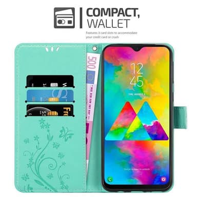 Samsung Galaxy M20 Pungetui Cover Case (Turkis)