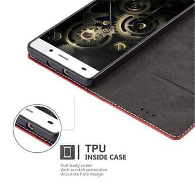 Huawei P8 LITE 2015 Etui Case Cover (Rød)