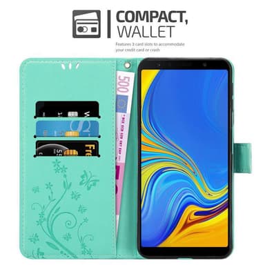 Samsung Galaxy A7 2018 Pungetui Cover Case (Turkis)