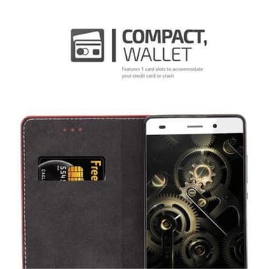 Huawei P8 LITE 2015 Etui Case Cover (Rød)