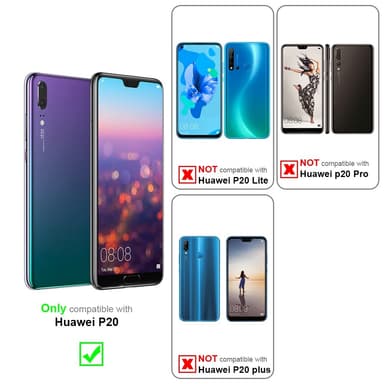 Huawei P20 Cover Etui Case (Lyserød)