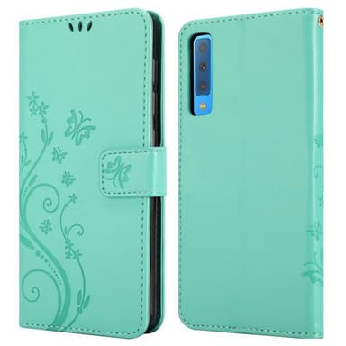 Samsung Galaxy A7 2018 Pungetui Cover Case (Turkis)