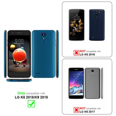 LG K8 2018 / K9 2018 Pungetui Cover Case (Lyserød)