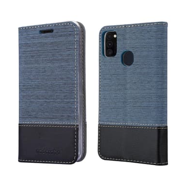 Samsung Galaxy M21 / M30s Pungetui Cover Case (Blå)