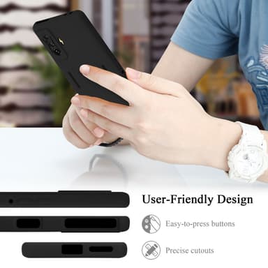 Xiaomi Poco F4 GT Cover Etui Case (Sort)