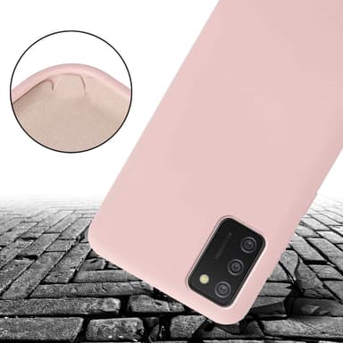 Samsung Galaxy A02s Etui Cover Kæde (Lyserød)