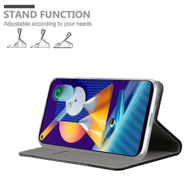 Samsung Galaxy A11 / M11 Pungetui Cover Case (Grå)