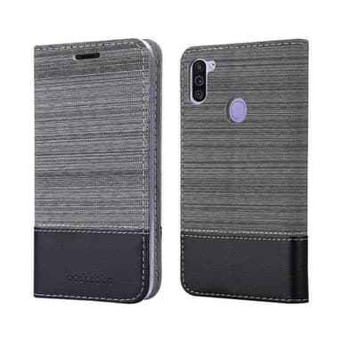 Samsung Galaxy A11 / M11 Pungetui Cover Case (Grå)