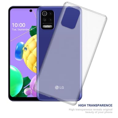 LG K52 / K62 / Q52 Cover TPU Etui (Natur)
