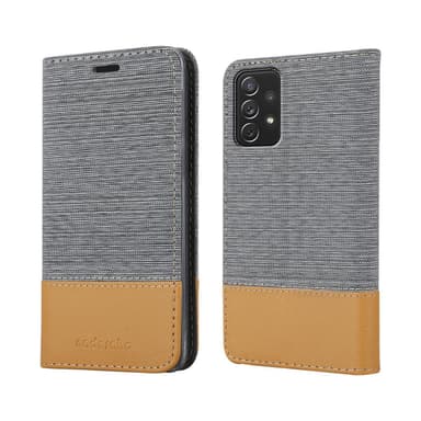 Samsung Galaxy A72 4G / 5G Pungetui Cover Case (Grå)