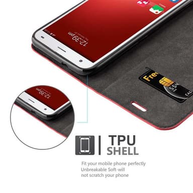 ZTE Blade S6 Cover Etui Case (Rød)