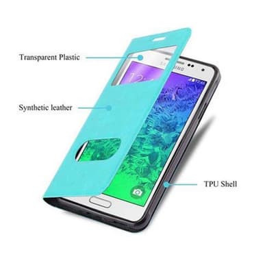 Pungetui Samsung Galaxy ALPHA Cover Case (Turkis)