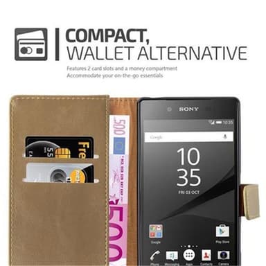 Cover Sony Xperia Z5 Etui Case (Brun)