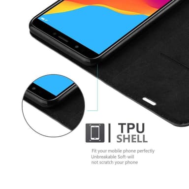 Honor 7C / Huawei Y7 2018 Cover Etui Case (Sort)
