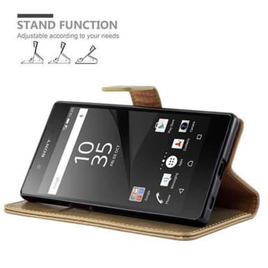 Cover Sony Xperia Z5 Etui Case (Brun)