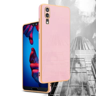 Huawei P20 Cover Etui Case (Lyserød)