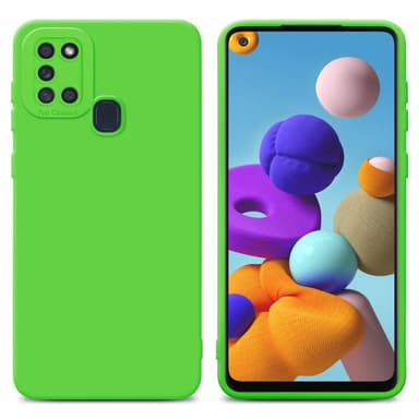 Samsung Galaxy A21s Cover Etui Case (Grøn)