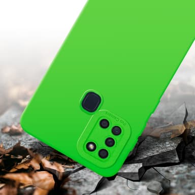 Samsung Galaxy A21s Cover Etui Case (Grøn)