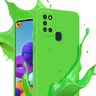 Samsung Galaxy A21s Cover Etui Case (Grøn)