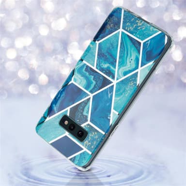 Samsung Galaxy S10 4G Pungetui Cover Case (Blå)