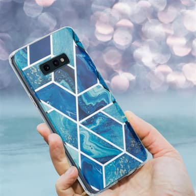 Samsung Galaxy S10 4G Pungetui Cover Case (Blå)