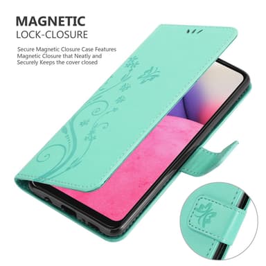 Samsung Galaxy A33 5G Pungetui Cover Case (Turkis)