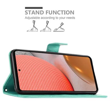 Samsung Galaxy A72 4G / 5G Pungetui Cover Case (Turkis)