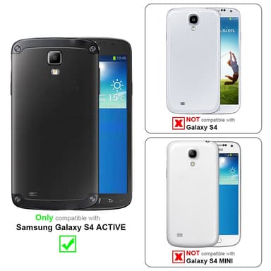 Samsung Galaxy S4 ACTIVE Pungetui Flip Cover (Rød)