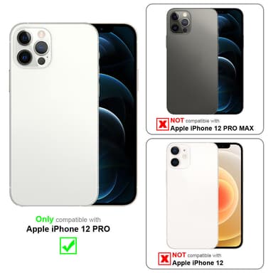 iPhone 12 PRO Cover Etui Case (Gennemsigtig)