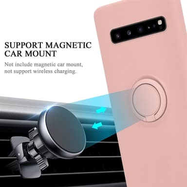 Samsung Galaxy S10 5G Cover Etui Case (Lyserød)