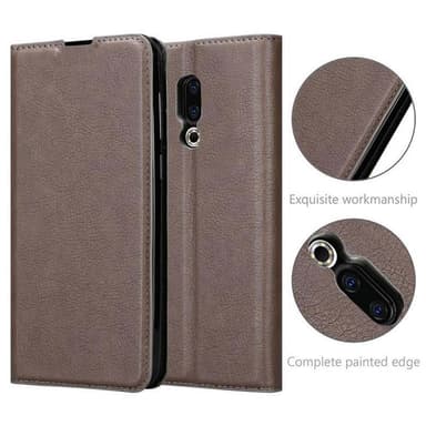 MEIZU 16 Cover Etui Case (Brun)