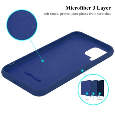 Samsung Galaxy A12 / M12 Cover Etui Case (Blå)