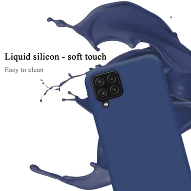 Samsung Galaxy A12 / M12 Cover Etui Case (Blå)