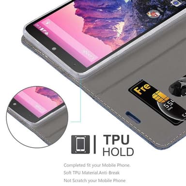 LG Google NEXUS 5 Pungetui Cover Case (Blå)