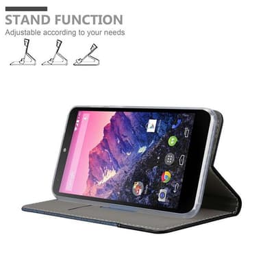 LG Google NEXUS 5 Pungetui Cover Case (Blå)