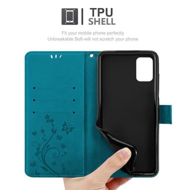 Samsung Galaxy A31 Pungetui Cover Case (Blå)