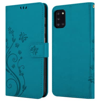 Samsung Galaxy A31 Pungetui Cover Case (Blå)