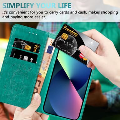 iPhone 13 Pungetui Cover Case (Turkis)