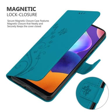 Samsung Galaxy A31 Pungetui Cover Case (Blå)