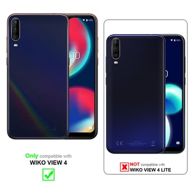 WIKO VIEW 4 Cover Etui Case (Brun)