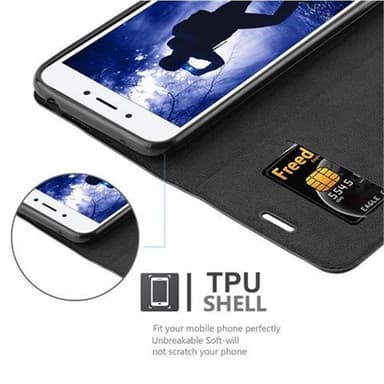 Honor 6A Cover Etui Case (Sort)