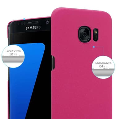 Samsung Galaxy S7 EDGE Cover Etui Case (Lyserød)