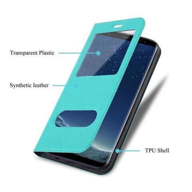 Pungetui Samsung Galaxy S8 Cover Case (Turkis)