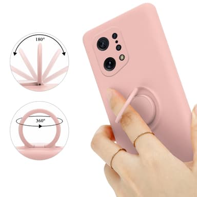 Oppo FIND X5 Cover Etui Case (Lyserød)