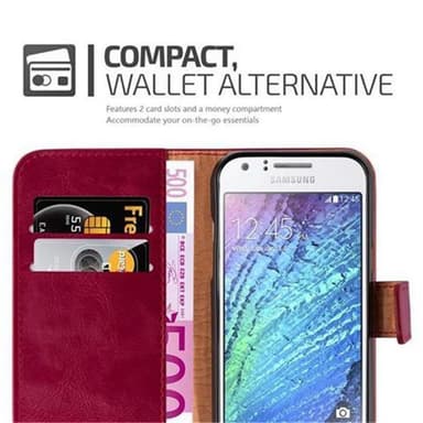 Cover Samsung Galaxy J1 2015 Etui Case (Rød)