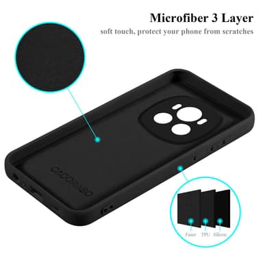 Honor Magic 6 Cover Etui Case (Sort)
